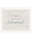 It s Homemade White Framed Print Wall Art