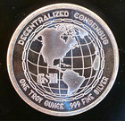 Bitcoin Crypto Currency Golden State Mint Gsm Bullion-0 999 Silver 1 Oz Art Coin
