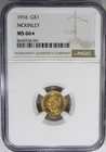 1916 Mckinley Gold  1 Ngc Ms66   ngc Star  Commem   Appears Prooflike   video 