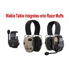 Walker s Tactical Hunting Walkie Talkie Integrates Razor Muffs 2 Mile Range