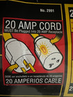 Yellow Jacket Extension Cord  2991light Plug 50 Ft  10-gauge Abrasion Resistant