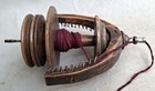 Antique Wooden Spinning Wheel Small Spool Flyer