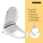 Horow B0503 Elongated Bidet Toilet Seat  Soft Closing Adjustable Heated Seat
