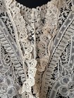 Antique  Lace -circa 1880- 1900  Brussels Lace Modesty Dress Front