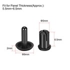 Push Clips Rivets 5mm X 8 5mm Pcb Circuit Panel Nylon Fasteners Black 100 Pcs