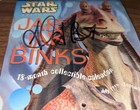 1999 Jar Jar Binks 18 Month Mini Calendar Signed By Ahmed Best Star Wars Ei