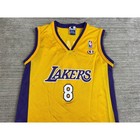 Champion Basketball Jersey Youth M 10-12 Gold Kobe Bryant Lakers 8 Vintage Style