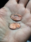 18 Pcs  Copper Blanks 24 Ga For Enameling Or Stamping Oval With Bails  Tested