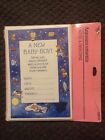 Hickory Dickory Dock Baby Boy Birth Announcements 8 Ct  W envelopes Nos Vtg