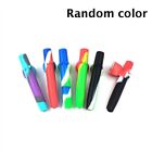 Random Color 1 2 3pcs Silicone Pipe Portable Handheld With 9-hole Glass Bowl