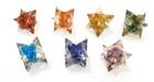 7 Chakra Beautiful Orgone Energy Star Set Healing Reiki Meditation Natural Stone
