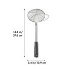 Oxo Good Grips Stainless Steel Spider Scoop   Strain Skimmer 1 Ea  Black