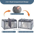 Lawfery Cat Carrier For 2 Cats  Large 21 0 l X 16 9 w X 13 3 h  Grey