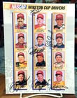 1995 Dale Earnhardt Sr-elliott-gordon-waltrip-3 Diff Signed Driver Pages 13 Sigs