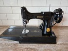 1950 Singer Featherweight 221-1 Sewing Machine With Case  Footpedal  Attachments