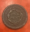 1851 Braided Hair Large Cent Extremely Fine Xf Coin