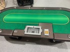 Casino Size Poker Table Green  6   used 