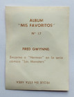 1978 Navarrete My Favorites Cromo  017 Fred Gwynne The Munsters Peru Edition Vtg