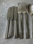 Vintage 1930 s Art Deco Hotel Statler Reed   Barton Silver Plate Set 11 Pieces