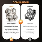 2 Pack Pro 4 Shaver Replacement Blades Compatible With Skulls Pitbulls Series