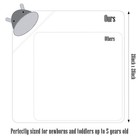 2 Pack Hooded Baby Towel Rayon Made From With 8 Washcloths - Soft Bath Towel    