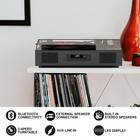 Tanlanin Te-2017 Vintage 3-speed Bluetooth Vinyl Record Player Turntable  Black