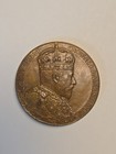 Official 1902 King Edward Vii   Queen Alexandra Coronation Bronze Medal 56mm