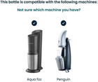 - Carbonating Carafe For Aqua Fizz Machines   Eco-friendly Reusable Glass Bottle