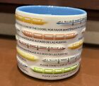 2024 Disney Parks Monorail Please Stand Clear Of The Doors Blue Coffee Mug Nwt