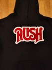 Rush Backstage Club Hoodie Xl Showtech Merchandising Inc  Neil Peart Black   Red