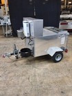 Propane Hot Dog   Food Cart Trailer With Cooler And Sink