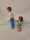 Fisher-price Loving Family Dollhouse 1993   95 Dolls People Girl Dad Bendable
