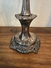 Antique Silverplate 5 Arm Convertible Candlestick Candelabra - 16  Tall