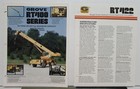 1986 Grove Rt400 Series Crane Specifications Construction Sales Brochure