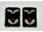 Wwii German Railway Collar Tabs Deutsche Reichsbahn High Rank Official Original