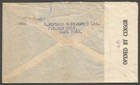 South Africa 1941 Censored Airmail Cover Capetown Machine Cancel To Kenya