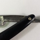 Vintage Sheffield Straight Razor 5 8  Blade Black Scale