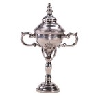 Silver Trophy Vase Bowls News Of The World H16cm Circa 1942