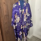 Women   s Purple Geisha Japanese Komono Made In Japan Size 45  Large Polyester