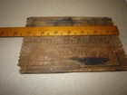 Antique Vintage Jet-oil  Shoe Box End Advertising Sign - Crate Lid  7 5 X 5