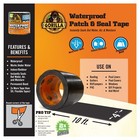 Gorilla 10 Ft  Waterproof Patch And Seal Tape Black  4  X 10   pack Of 1 