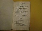 1714 Paris Suite De L histoire Universelle De Meaux L eveque Antique french book