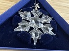 Swarovski 1041301 Crystal 2010 Annual Christmas Ornament Snowflake Star Mib