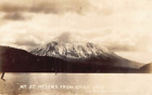 Postcard Wa  Rppc Mount St  Helens From Spirit Lake  Washington  Unposted