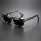 Quality Square Polarized Sunglasses Men Metal Core Uv400 Unisex Sun Glasses Trav
