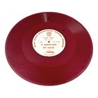 Vintage 1957 Buick Dealer Red Sales Training Record W empty Metal Film Canister