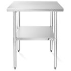 Stainless Steel Table  Nsf Commercial Restaurant Kitchen Prep   Work Table