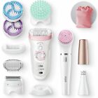 Braun Beauty Set Silk epil 9 Epilator   5378   Facespa Brush   5365 Wet dry Use
