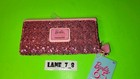Loungefly Barbie 65th Anniversary  Sequin Flap Wristlet Wallet  minor Deffect 