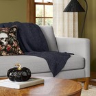 Marled Knit Throw Gray blue - Threshold